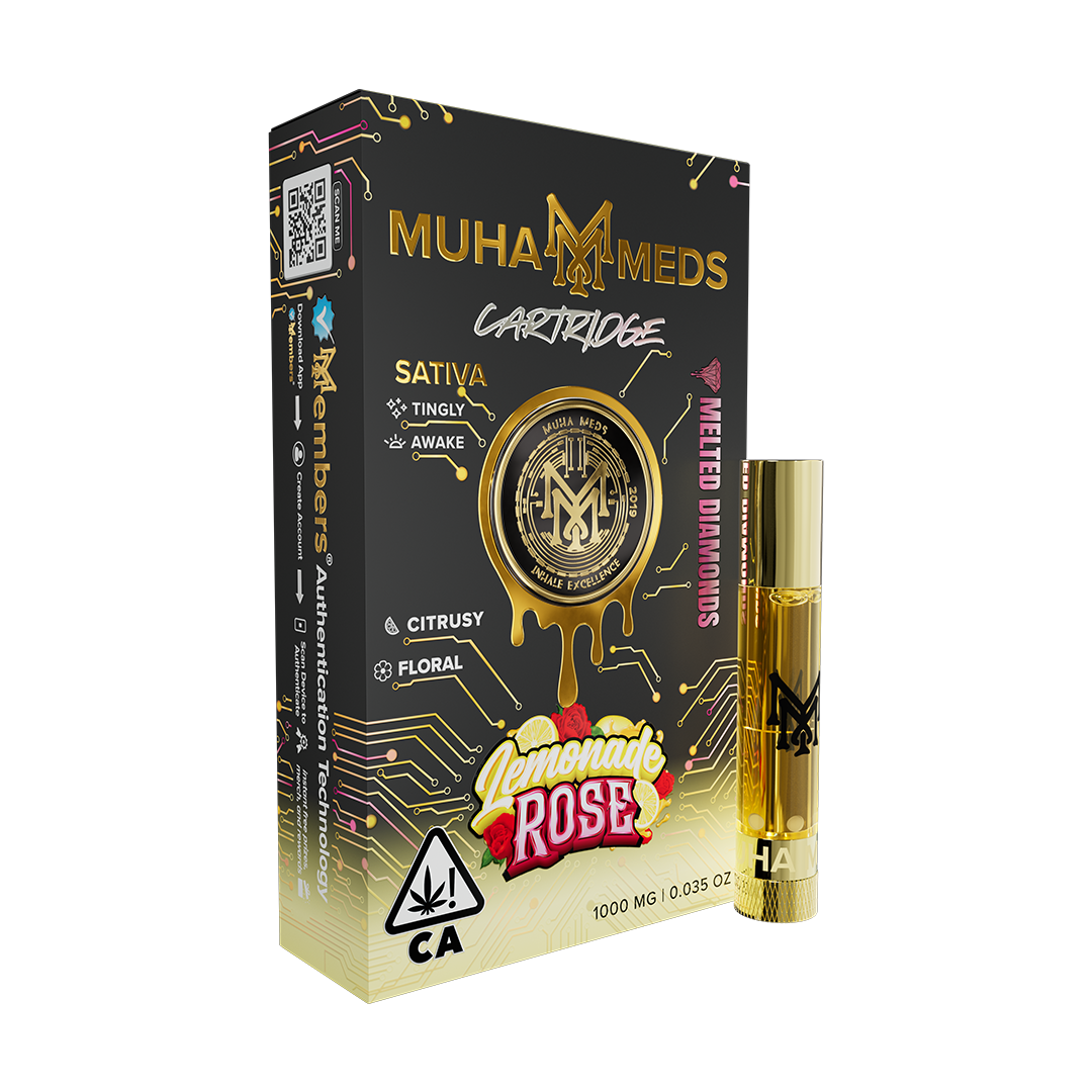 Muha Meds Lemonade Rose Cartridge