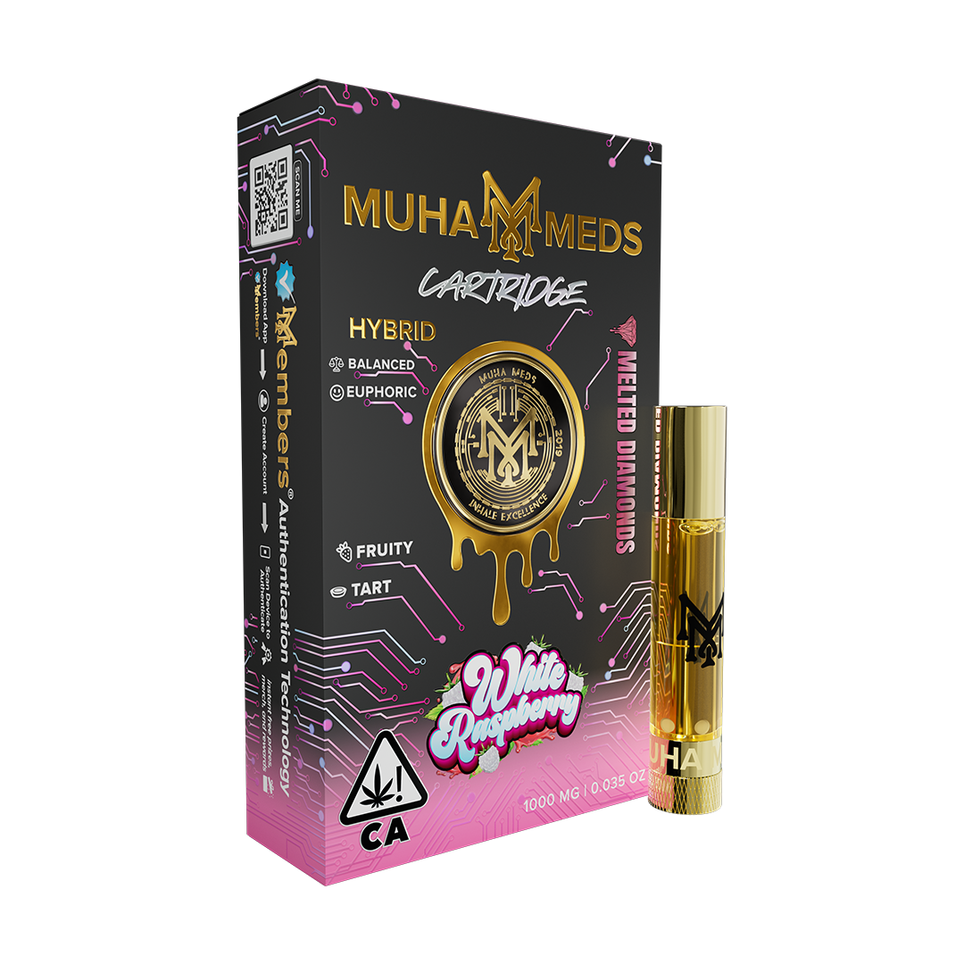 Muha Meds White Raspberry Cartridge