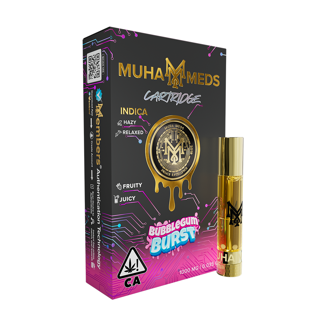 Muha Meds Bubblegum Burst Cartridge – Indica