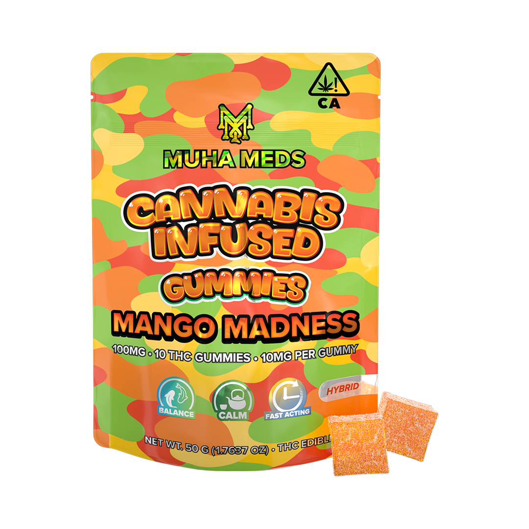 Muha Meds Mango Madness Infused Gummies