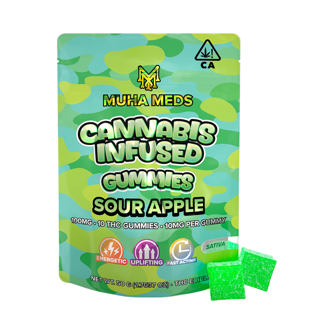 Muha Meds Sour Apple Gummies