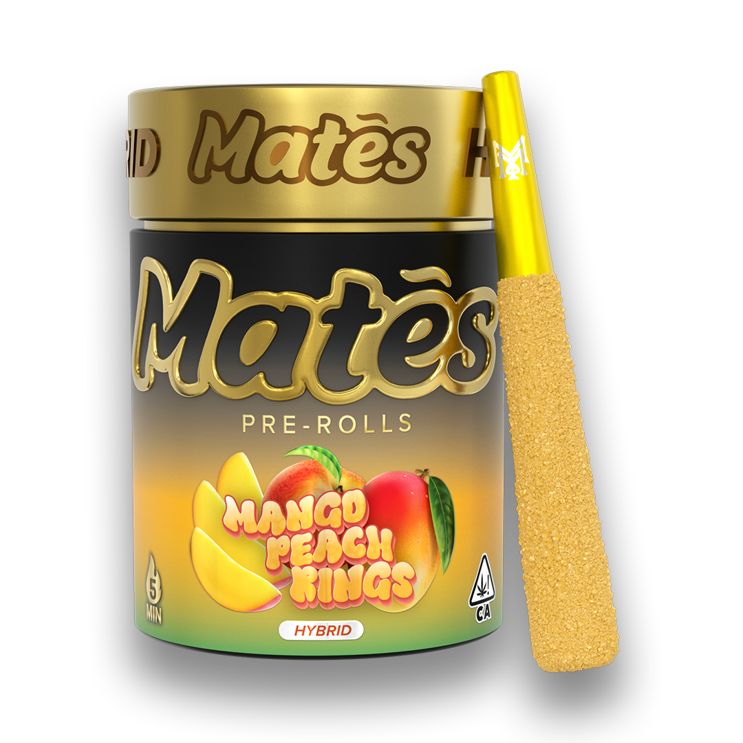 Matés Mango Peach Rings Pre-Rolls