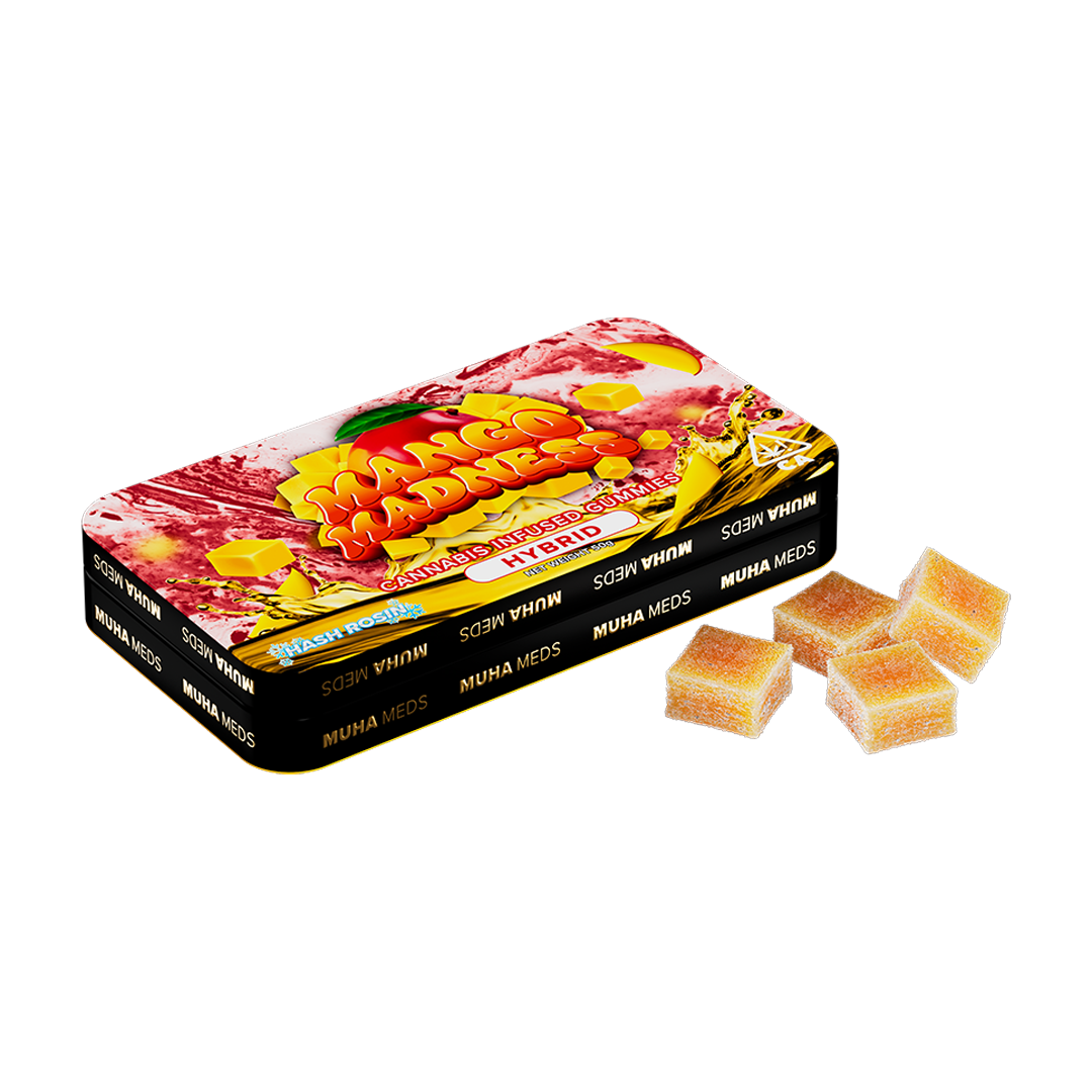 Mango Madness Hash Rosin Gummies